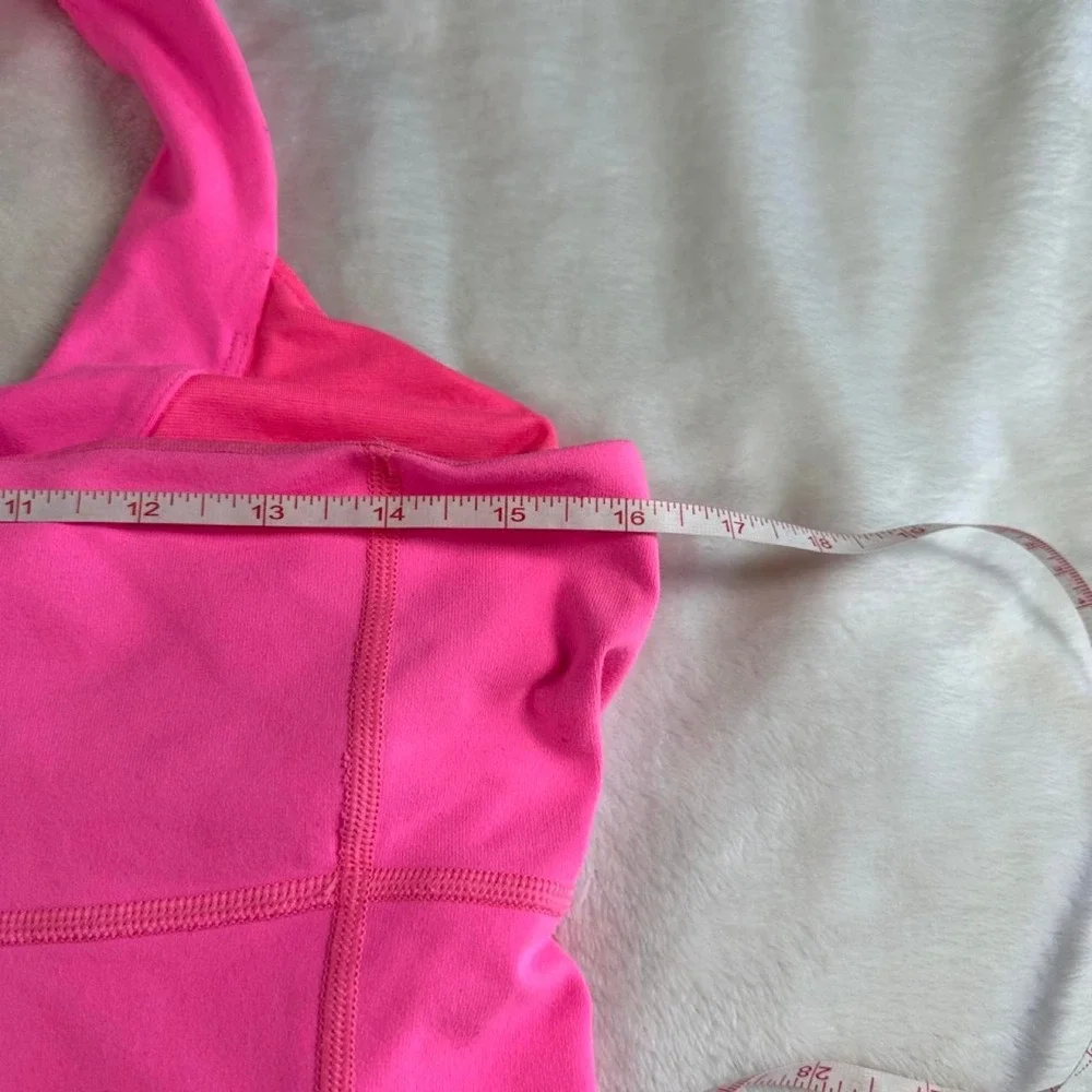 Lululemon pink striped racerback tank top y2k vintage athletic workout